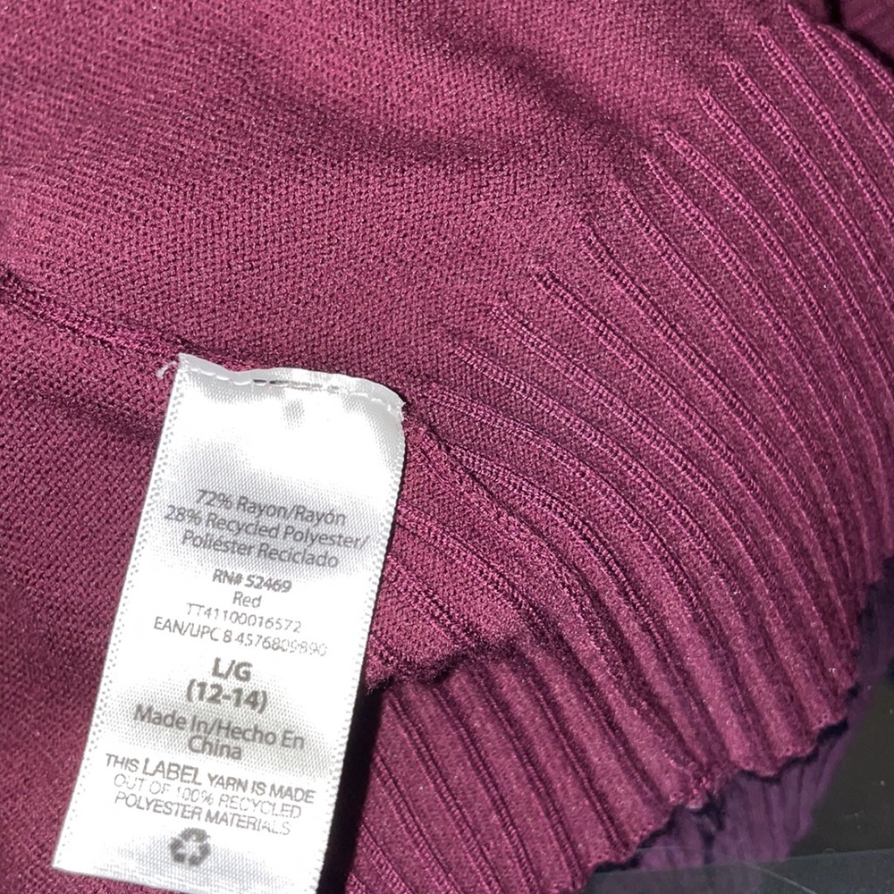 Never Used Unknown Source Dark Purple Turtle Neck… - image 6